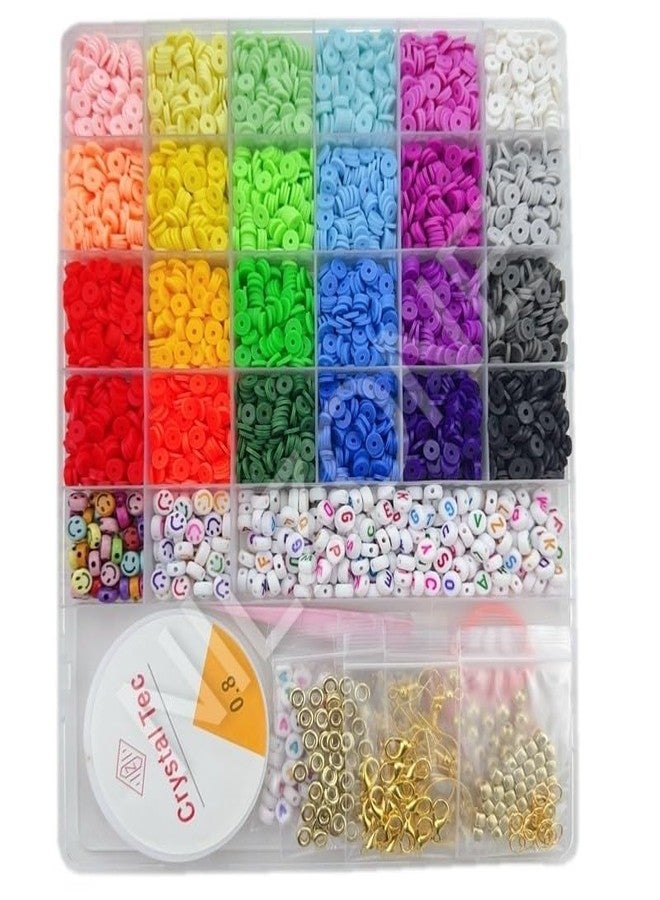 Nilzone Plastic Beads For Kids Crafts Children's Jewelry Making Kit DIY Bracelets Necklace Hairband And Beads For Kids Crafts - Birthday Gift (B.K Design-02),Multi - Image 4